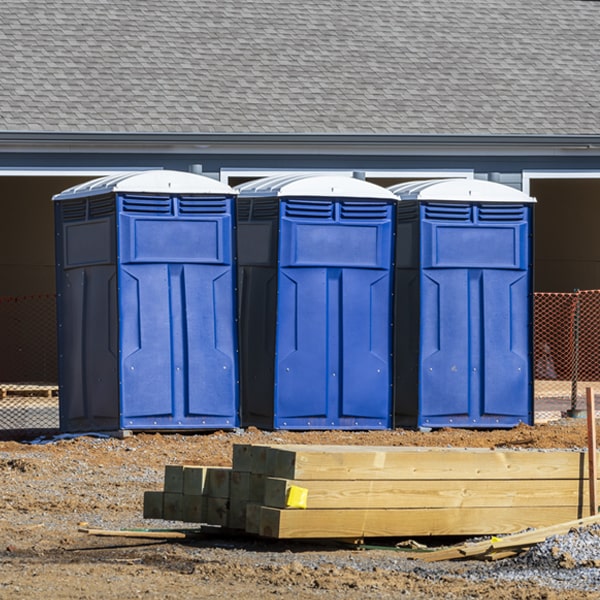 what is the maximum capacity for a single portable toilet in Upper Burrell